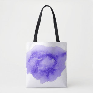 Abstraktes Aquarellbild mit flüssigem Hintergrund Tasche