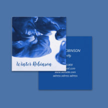 Abstraktes Aquarellblau beruflich