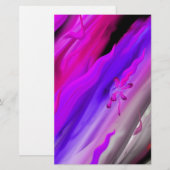 Abstraktes Aquarelle Briefpapier (Vorne/Hinten)