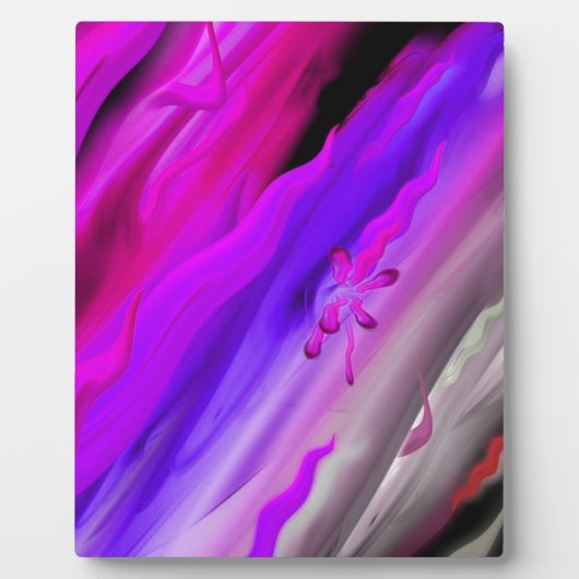 Abstraktes Aquarelle Fotoplatte (Vorderseite)