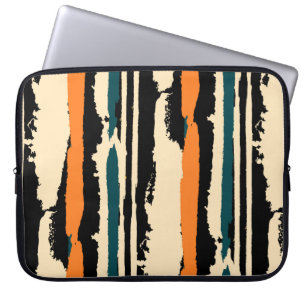 Abstraktes Aquarellmuster nahtlos mit Grunge Laptopschutzhülle