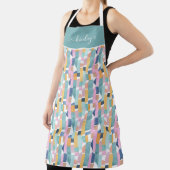 Abstraktes Aquarellmuster Schürze (InSitu)