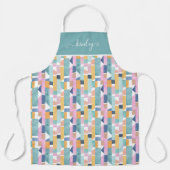 Abstraktes Aquarellmuster Schürze (Vorderseite)