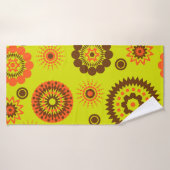 abstraktes Aquarellpapier mit Hintergrundfarbe Badehandtuch (Badehandtuch)