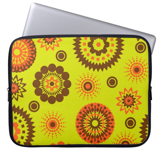 abstraktes Aquarellpapier mit Hintergrundfarbe Laptopschutzhülle (Vorderseite)