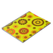 abstraktes Aquarellpapier mit Hintergrundfarbe Notizblock (Linke Seite)