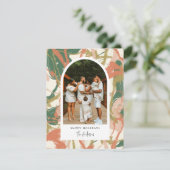 Abstraktes Arch-Foto Feiertagskarte (Stehend Vorderseite)