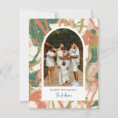 Abstraktes Arch-Foto Feiertagskarte (Vorderseite)