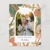 Abstraktes Arch-Foto Feiertagspostkarte (Vorderseite)