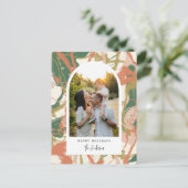 Abstraktes Arch-Foto Feiertagspostkarte (Stehend Vorderseite)