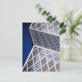 Abstraktes architektonisches Detail des Seattle Postkarte (Stehend Vorderseite)