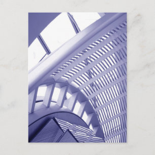 Abstraktes Architekturdesign Postkarte