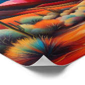 Abstraktes Arizona-Poster Poster (Ecke)
