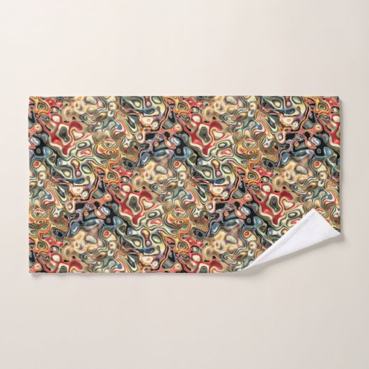 Abstraktes Art Bath Handtuch Set (Handtuch)