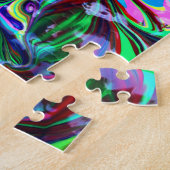 Abstraktes Artistisches Regenbogenmuster Puzzle (Seite)