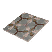 Abstraktes asiatisches Bambusmuster Fliese (Seite)