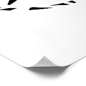 Abstraktes Asymmetrie-Poster Poster (Ecke)