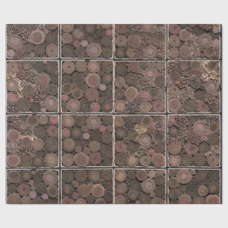 Abstraktes aufgerolltes Seil-Verpackungs-Papier Geschenkpapier