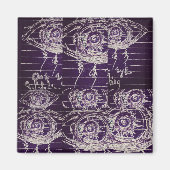 Abstraktes Auge Magnet (Vorne)