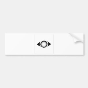 Abstraktes Auge mit Iris 3d Autoaufkleber