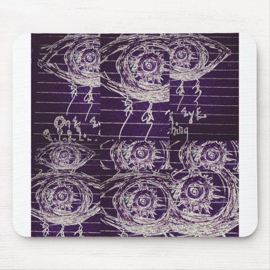 Abstraktes Auge Mousepad (Vorne)