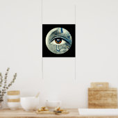 Abstraktes Auge Poster (Küche)