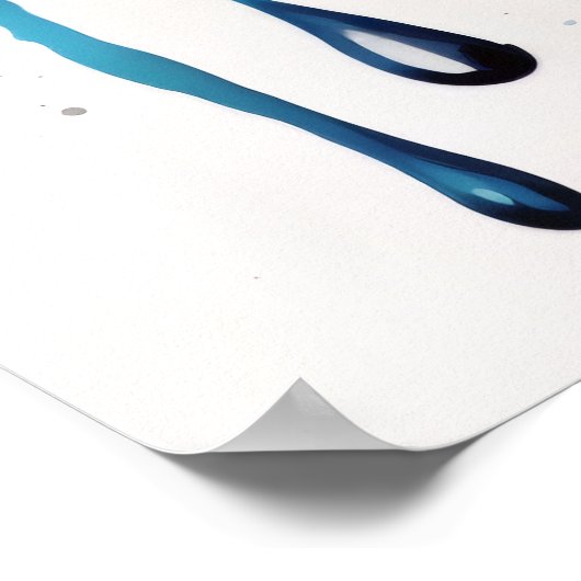 Abstraktes Auge Poster (Ecke)