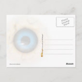 Abstraktes Auge Postkarte (Rückseite)