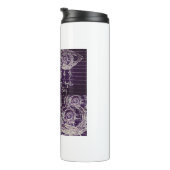 Abstraktes Auge Thermosbecher (Nach rechts gedreht)