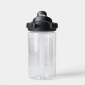 Abstraktes Auge Trinkflasche (Rückseite)