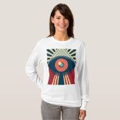Abstraktes Augendesign T-Shirt (Vorne ganz)
