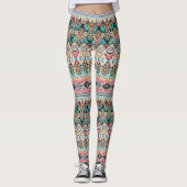 Abstraktes Aztec-Muster Leggings (Vorderseite)
