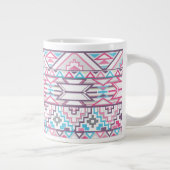 Abstraktes Azteken-Muster 3 Jumbo-Tasse (Rechts)
