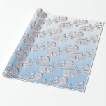 Abstraktes Baby blau und rosa Pastellfarben Geschenkpapier<br><div class="desc">Abstraktes Baby blau und rosa Pastellmuster. Verlangen Sie mehr PAISLEY oder schöne Muster? Karo andere Designs in meinem Geschäft aus! :</div>