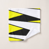 Abstraktes Badhandtuch Set (Waschlappen)