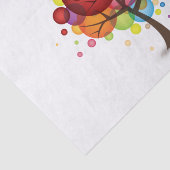 Abstraktes Ballon-Baum-Seidenpapier Seidenpapier (Ausschnitt)