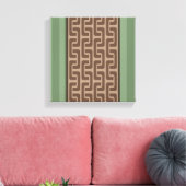 Abstraktes Bambusmuster Leinwanddruck (Insitu (Wohnzimmer))