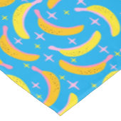 Abstraktes Bananenmuster Tischdecke (Schrägansicht)