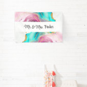 Abstraktes Banner aus Marmor (InSitu)