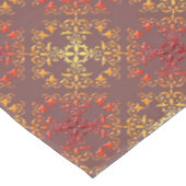 abstraktes barockes Artmuster Tischdecke (Schrägansicht)