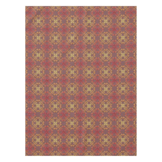abstraktes barockes Artmuster Tischdecke (Vorderseite)