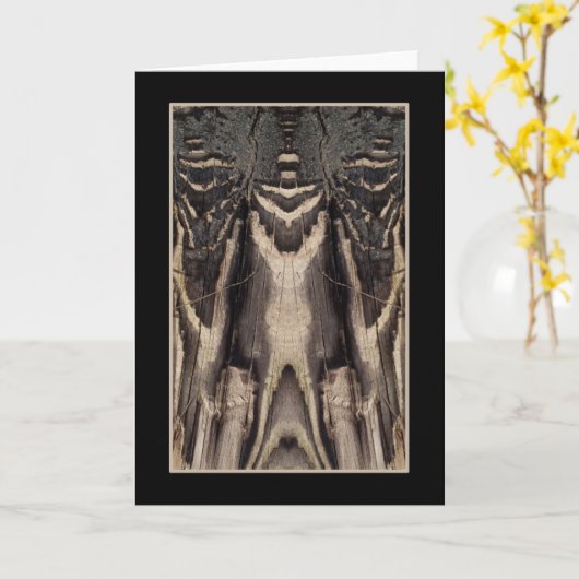 Abstraktes Bartendesign Karte (Gelbe Blume)