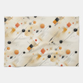 Abstraktes Bauhaus Geschirrtuch (Horizontal)