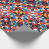 Abstraktes Bauhaus-Musterkunstpapier Geschenkpapier (Ecke)