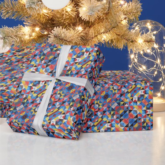 Abstraktes Bauhaus-Musterkunstpapier Geschenkpapier (Feiertage)