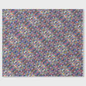 Abstraktes Bauhaus-Musterkunstpapier Geschenkpapier (Flach)