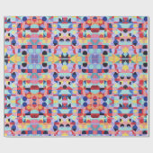 Abstraktes Bauhaus-Musterkunstpapier Geschenkpapier (Flach)