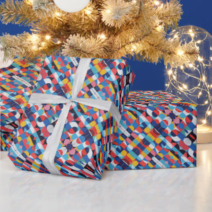Abstraktes Bauhaus-Musterkunstpapier Geschenkpapier