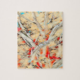Abstraktes Baum-Puzzle Puzzle
