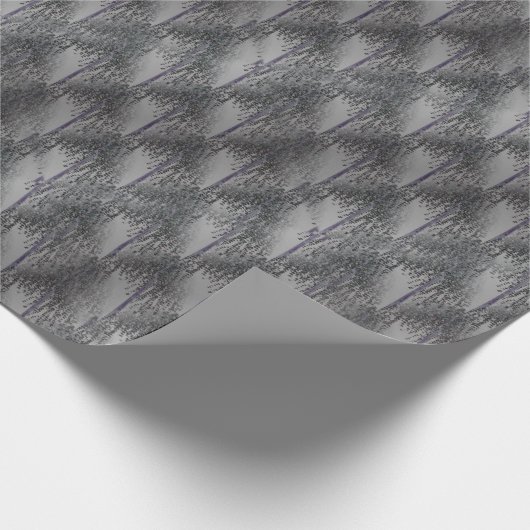 Abstraktes Baummuster Geschenkpapier (Ecke)